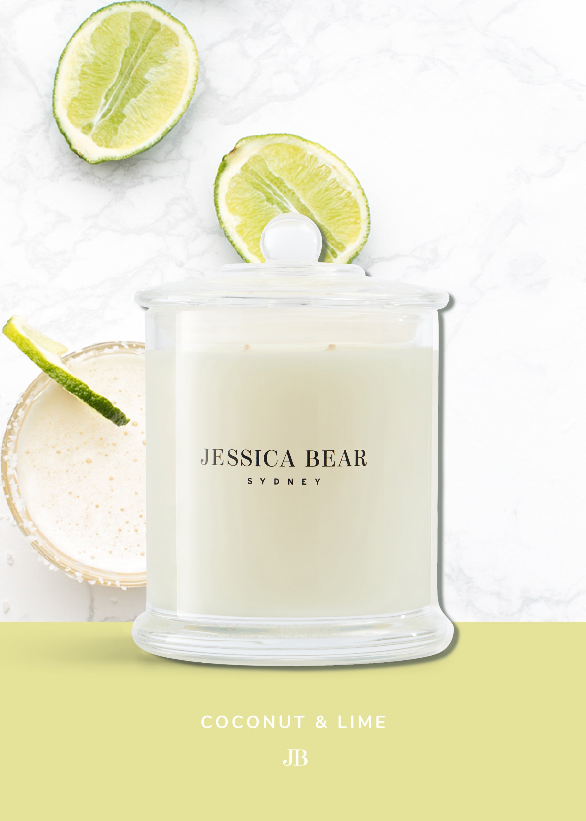 Coconut & Lime - 380g Scented Candle